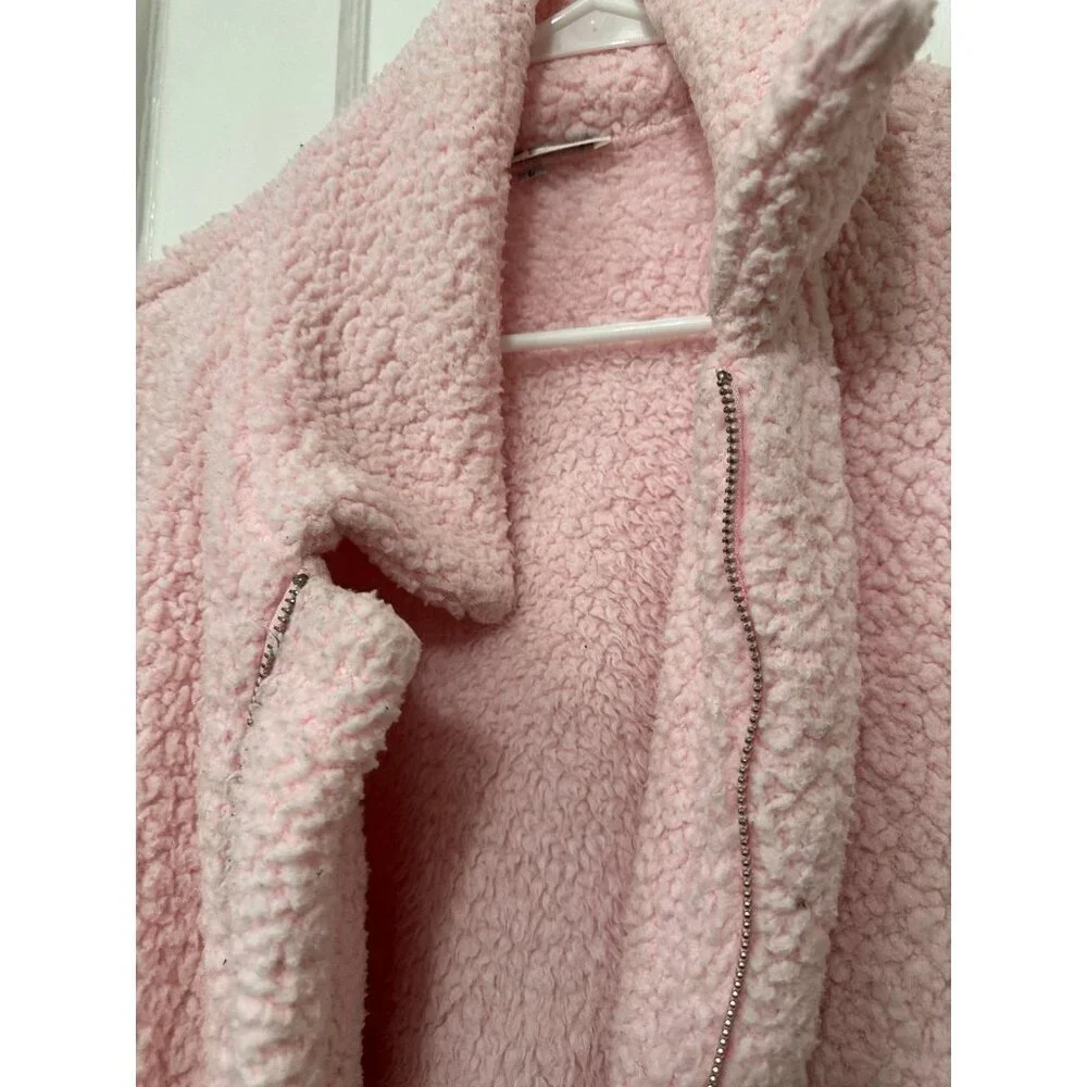 Ecowish women’s size large pink Sherpa jacket - Picture 6 of 11